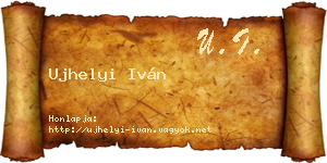 Ujhelyi Iván névjegykártya
